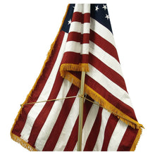 Load image into Gallery viewer, Colonial Fringed Indoor Nylon USA Flag (Includes Flag Spreader)
